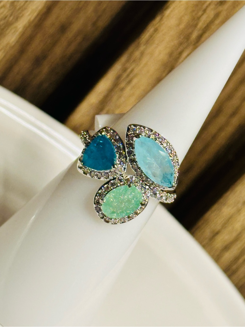 Bomb Party OG Ring size 5 “Three Stones, 1 Secret” RARE UNICORN!